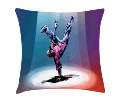 Break Dancer Sketch Pillow Cover
