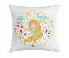 Cheerful Spring Kid Pillow Cover