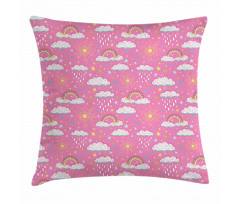 3 Color Rainbow Pillow Cover