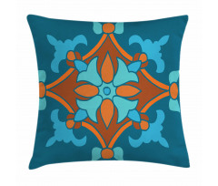 Folkloric Pattern Pillow Cover