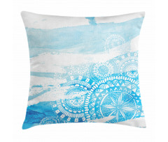 Brush Stroked Lace Pillow Cover