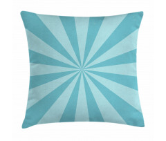 Dichromatic Radial Pillow Cover