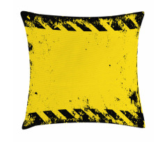 Hazard Caution Pillow Cover