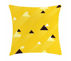 Triangles Retro Pillow Cover