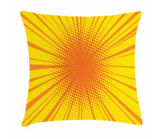 Retro Sun Burst Pillow Cover