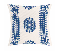 Oriental Zigzag Ethnic Pillow Cover