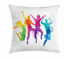 Rainbow Colored Teens Pillow Cover