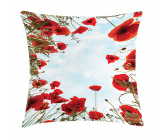 Meadow Flowers Cottage Pillow Cover