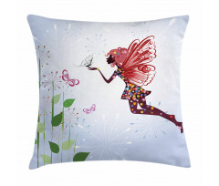 Butterfly Wing Fairy Pillow Cover