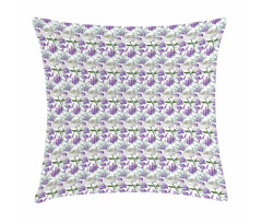 Lavender and Peony Pillow Cover