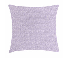 Scroll Style Curly Leaves Pillow Cover