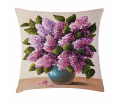 Lilac Bouquet Artwork Pillow Cover