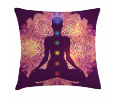 Psychedelic Mandala Pillow Cover