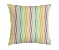 Colorful Dots Spectrum Pillow Cover