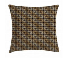 Castellated Diamonds Pillow Cover