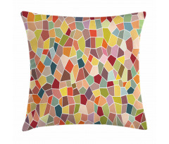 Motley Retro Mosaic Pillow Cover