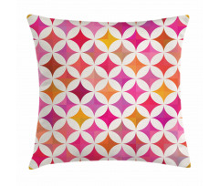 Semi Circles and Stars Pillow Cover