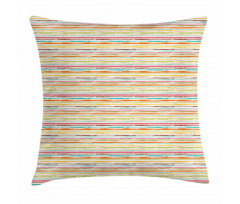 Hand Drawn Stripes Pillow Cover