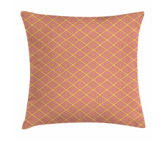 Diagonal Rhombus Tile Pillow Cover