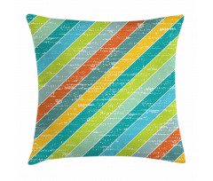 Diagonal Strips Pillow Cover
