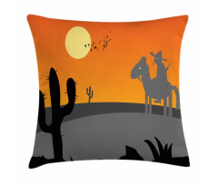 Hot Mexico Desert Pillow Cover
