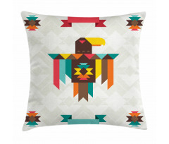 Folk Totem Eagle Pillow Cover