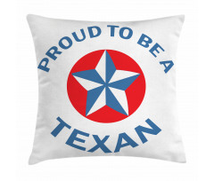 Patriotic Words Pillow Cover
