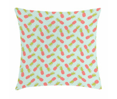 Doodle Style Pineapple Pillow Cover