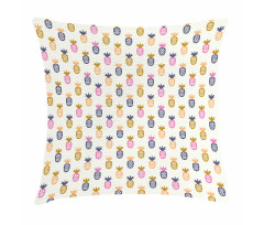 Pineapples with Polka Dots Pillow Cover