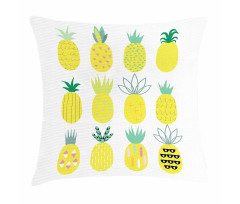 Pattern of Fruits Pillow Cover