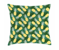 Palm Leaves Pineapples Pillow Cover