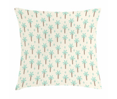 Cartoon Forest Cactus Pillow Cover