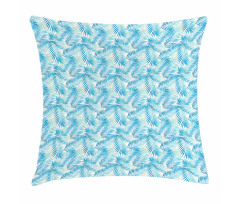Palm Forest Foliage Pillow Cover