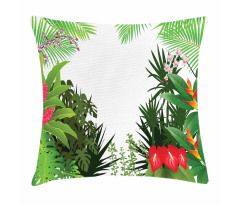 Rainforest Vegetation Pillow Cover
