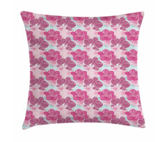 Orchid Grunge Pillow Cover