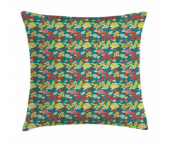 Colorful Bedding Plants Pillow Cover