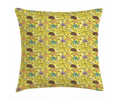 Rural Floral Woodland Pillow Cover