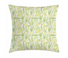 Watercolor Mimosa Pillow Cover