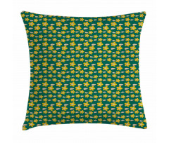 Blooming Foliage Vintage Pillow Cover
