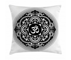 Oriental Tattoo Art Mandala Pillow Cover