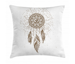 Dreamcatcher Mandala Art Pillow Cover