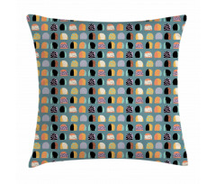 Hand Drawn Shapes Pillow Cover
