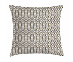 Timeless Oval Shapes Pillow Cover