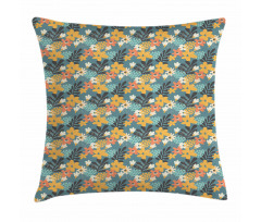 Abstract Garden Doodle Pillow Cover