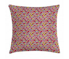 Blooming Botany Flowers Pillow Cover