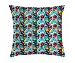 Grungy Geometric Art Pillow Cover