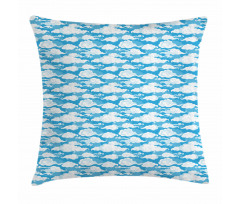 Japanese Clouds Pillow Cover