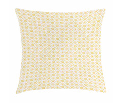 Blossoms Abstract Shapes Pillow Cover