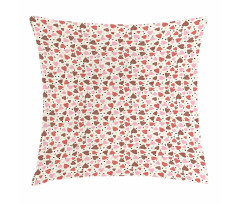Pastel Romantic Pattern Pillow Cover