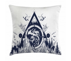 Eagle Ethnic Pillow Cover